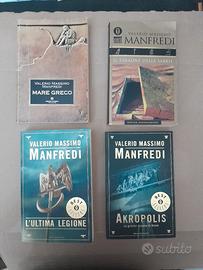 Lotto 4 Libri Valerio Massimo Manfredi