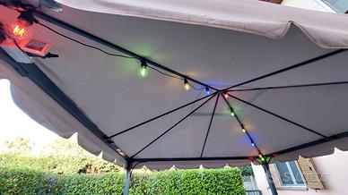 Luci/Lampadine per Gazebo/Esterno Colorate 5m