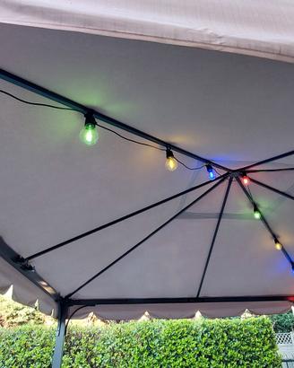 Luci/Lampadine per Gazebo/Esterno Colorate 5m