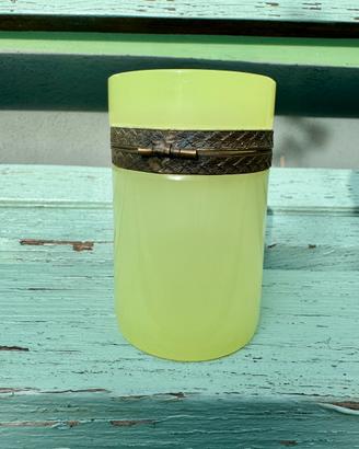 Scatola antica in opalite  lime – primi ’900