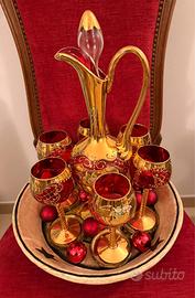 Set Champagne in vetro di Murano