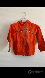 Felpa arancione da bambini