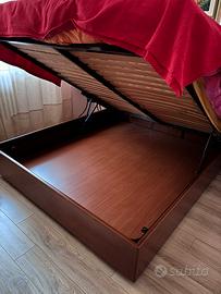 Letto con contenitore