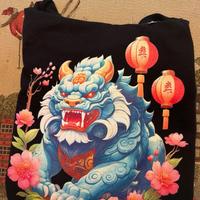 Felpa unisex nera - KOMAINU