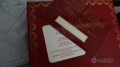Cartier scatola porta portafoglio completa, origin