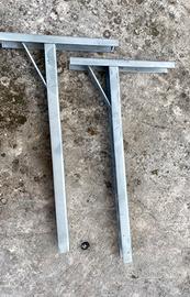 Coppia di staffe di supporto cm 50