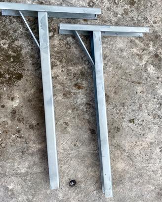 Coppia di staffe di supporto cm 50