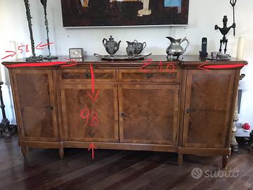 Credenza classica 4 ante e 2 cassetti – 210 cm