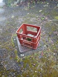 CASSETTA PORTA BOTTIGLIONI 6 POSTI IMPILABILE PER