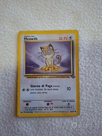 Meowth 56/64 Card Carte da Gioco Pokemon Espansion