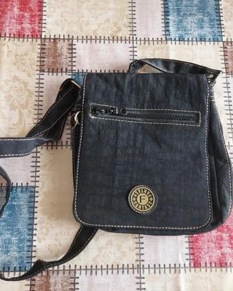 Borsello Tracolla Nero Fantasy Vintage Nylon