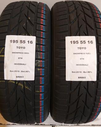 2 GOMME 195 55 16 TOYO BR893