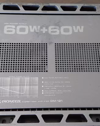 Amplificatore Auto Pioneer GM-121 (60W + 60W)