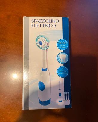 Spazzolino elettrico con 4 testine intercambiabili