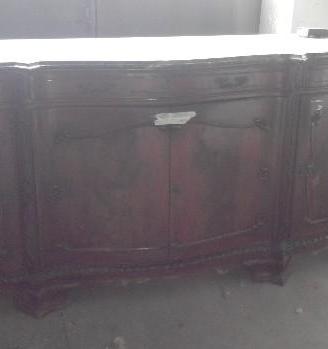 Antiquariato, salotto in piuma di noce