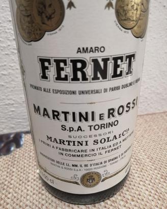 Liquore Fernet Martini E Rossi vintage