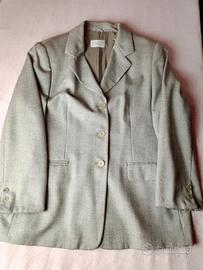 Giacca Blazer Donna Anvette 100% Lana Vergine Beig