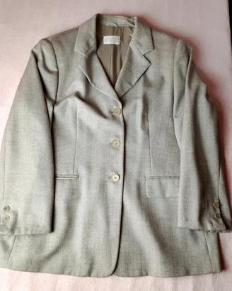 Giacca Blazer Donna Anvette 100% Lana Vergine Beig