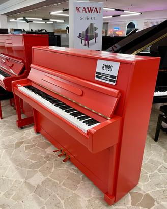 PIANOFORTE VERTICALE OFFBERG MOD. MODERN ROSSO SAT