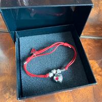 Braccialetto da donna Guess - Cuore Rosso Argento