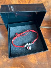 Braccialetto da donna Guess - Cuore Rosso Argento