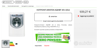 2in1 LAVATRICE&ASCIUGATRICE