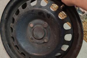 4 cerchi in ferro 14 pollici opel corsa + sensori