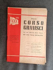 Libro vintage politica storia, 1951 corso Gramsci