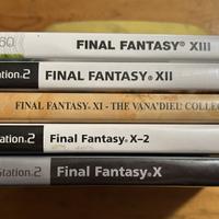 Final Fantasy X X-2 XI XII e XIII
