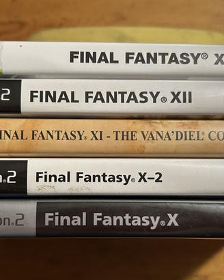 Final Fantasy X X-2 XI XII e XIII