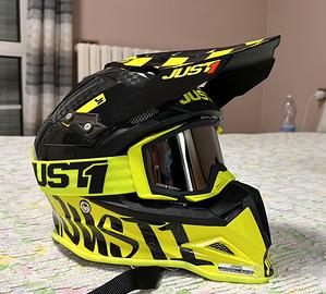 Casco da Cross Just1 Full Carbon taglia M