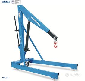 Gru idraulica a carrello omcn art.sl/20 2 ton