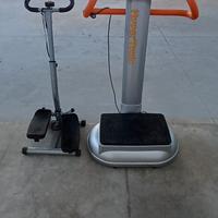 Pedana vibrante e stepper 