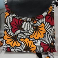 zaino in stoffa africana