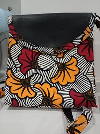 zaino in stoffa africana