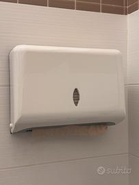 Dispenser carta per due pezzi