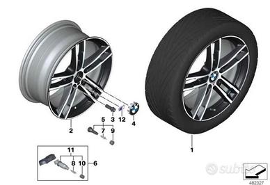 CERCHI BMW 719M 18” style 719 jet black 5x120 OEM