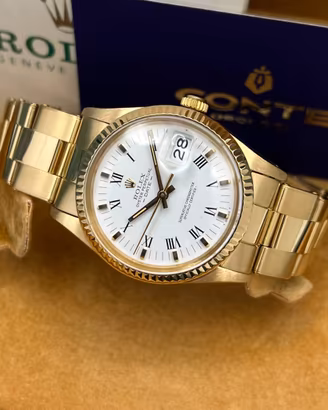 ⚜️ROLEX OYSTER PERPETUAL DATE ITALIAN W. REF.15038