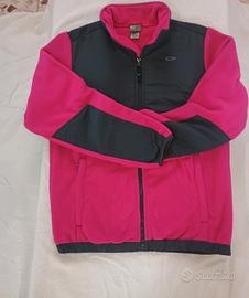 Giacca Pile Full Zip C9 Champion Rosa Fucsia Nero 