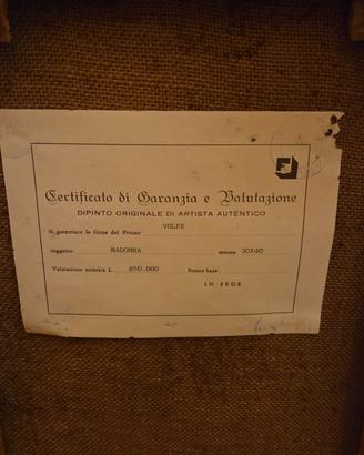 Quadro immagine Madonna