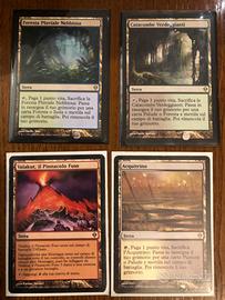 Carte magic Zendikar/Worldwake con Fetch Lands