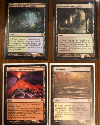 Carte magic Zendikar/Worldwake con Fetch Lands