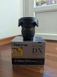 Obiettivo Tokina 11-20mm f/2.8 AT-X Pro DX Nikon