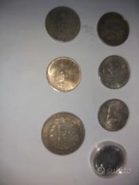 monete 6 pezzi vari anni 500 lire dargento piu 1 d