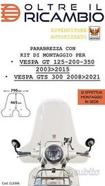 PARABREZZA VESPA GT 125-200-250 2003> GTS 300
