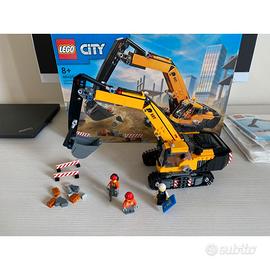 Lego Escavatore da Cantiere Giallo