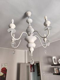 LAMPADARIO BIANCO MODERNO