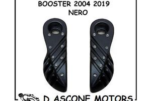 COPPIA POGGIAPIEDI MBK 50 BOOSTER 2004 2019 NERO