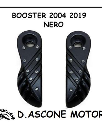 COPPIA POGGIAPIEDI MBK 50 BOOSTER 2004 2019 NERO