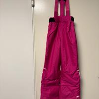 WEDZE Pantaloni sci bambino 500 PNF fucsia